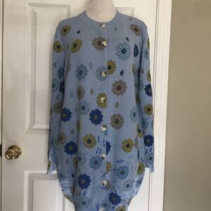 Misslook Sky Blue Knit Top Sz L